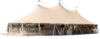 Sailcloth tent 10x10m (inclusief zijwanden) — Tabernakel Tenten